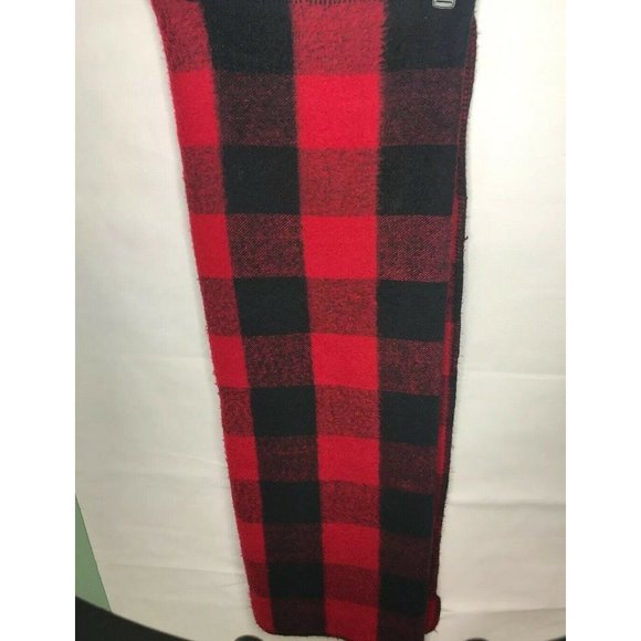 san marcos blanket Lap Throw Stadium Mexico 45 X 72 Acrylic Buffalo Plaid Check - Picture 4 of 6